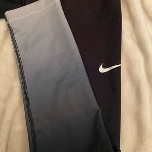 athletic ombré nike leggings